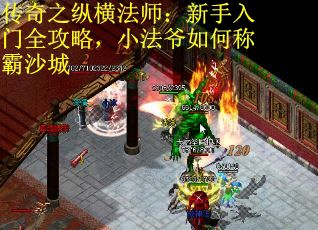 传奇之纵横法师：新手入门全攻略，小法爷如何称霸沙城