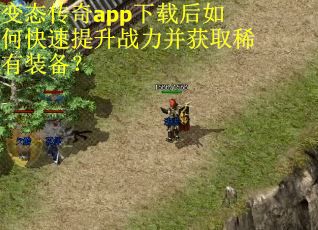 变态传奇app下载后如何快速提升战力并获取稀有装备?