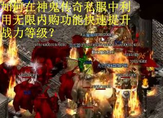 如何在神鬼传奇私服中利用无限内购功能快速提升战力等级?