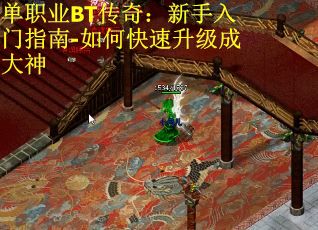 单职业BT传奇:新手入门指南-如何快速升级成大神