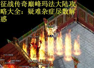 征战传奇巅峰玛法大陆攻略大全：疑难杂症尽数解惑