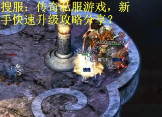 搜服:传奇私服游戏,新手快速升级攻略分享?