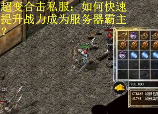 超变合击私服:如何快速提升战力成为服务器霸主?